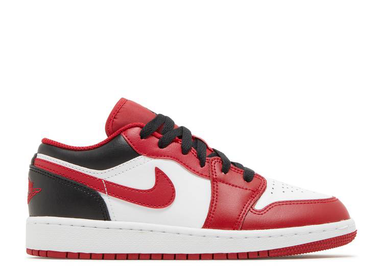 Jordan 1 low black toe clearance womens