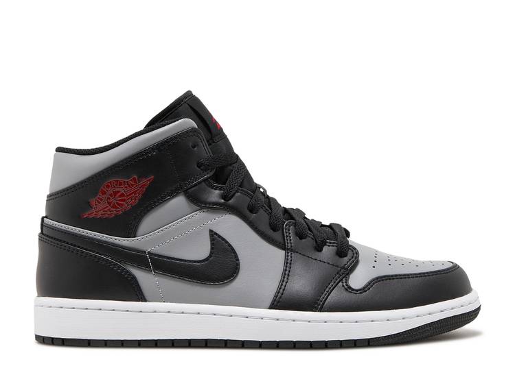 air jordan 1 mid black and grey