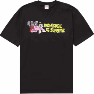 SUPREME KNOWLEDGE T-SHIRT 'BLACK'