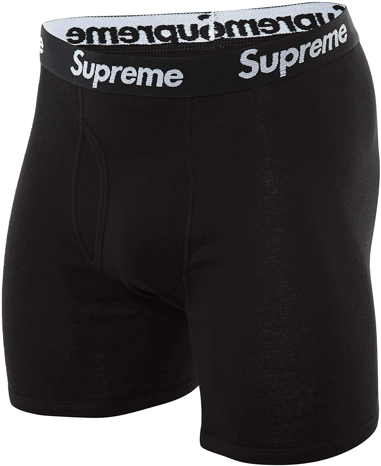 Supreme x Hanes Boxer Briefs Underwear Black Size L Large