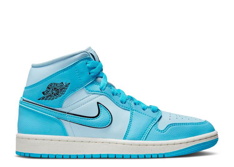 Womans Air Jordan 1 MID 'ICE BLUE'