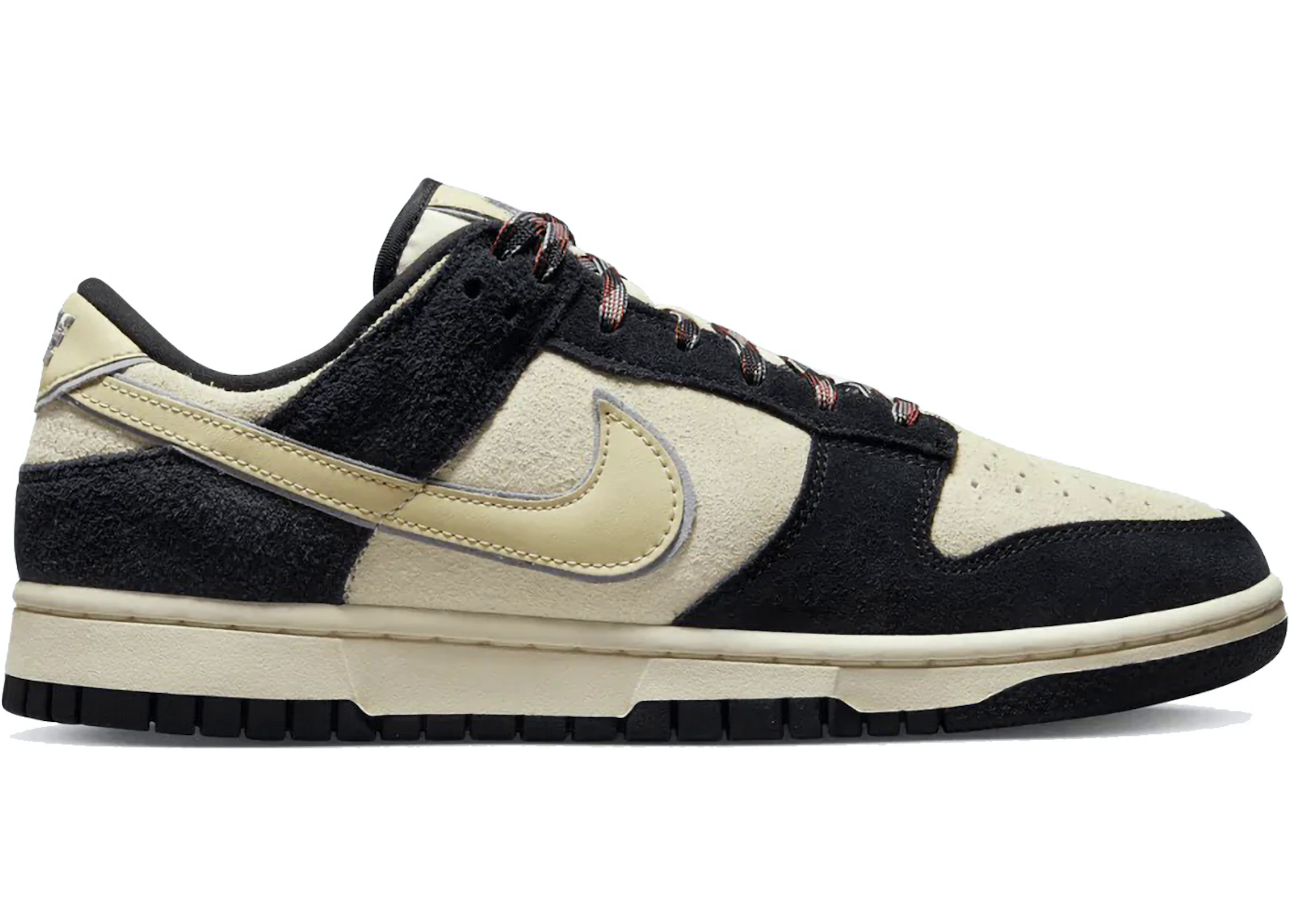 Nike WMNS DUNK LOW LX 'BLACK TEAM GOLD'