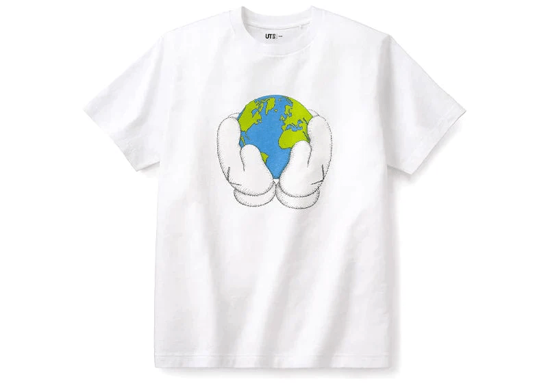 KAWS x Uniqlo PEACE FOR ALL GRAPHIC Tee 'White'