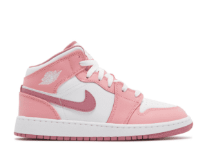 Nike AIR JORDAN 1 MID GS 'VALENTINE'S DAY 2023' collection - pink and white edition sneaker