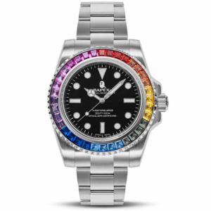 A BATHING APE® MEN Type 1 BAPEX® 'Silver Crystal Stone'