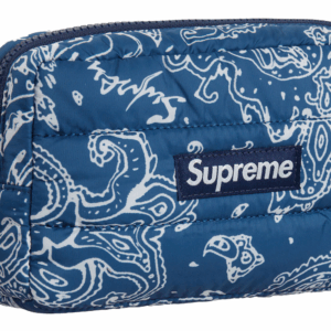 Supreme Puffer Pouch 'Blue Paisley'