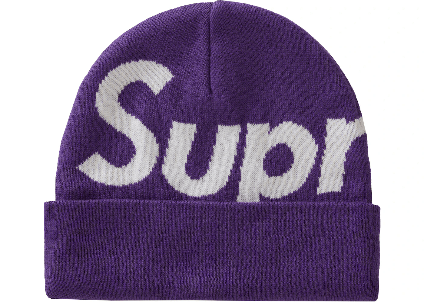 Supreme Big Logo good Beanie White FW20