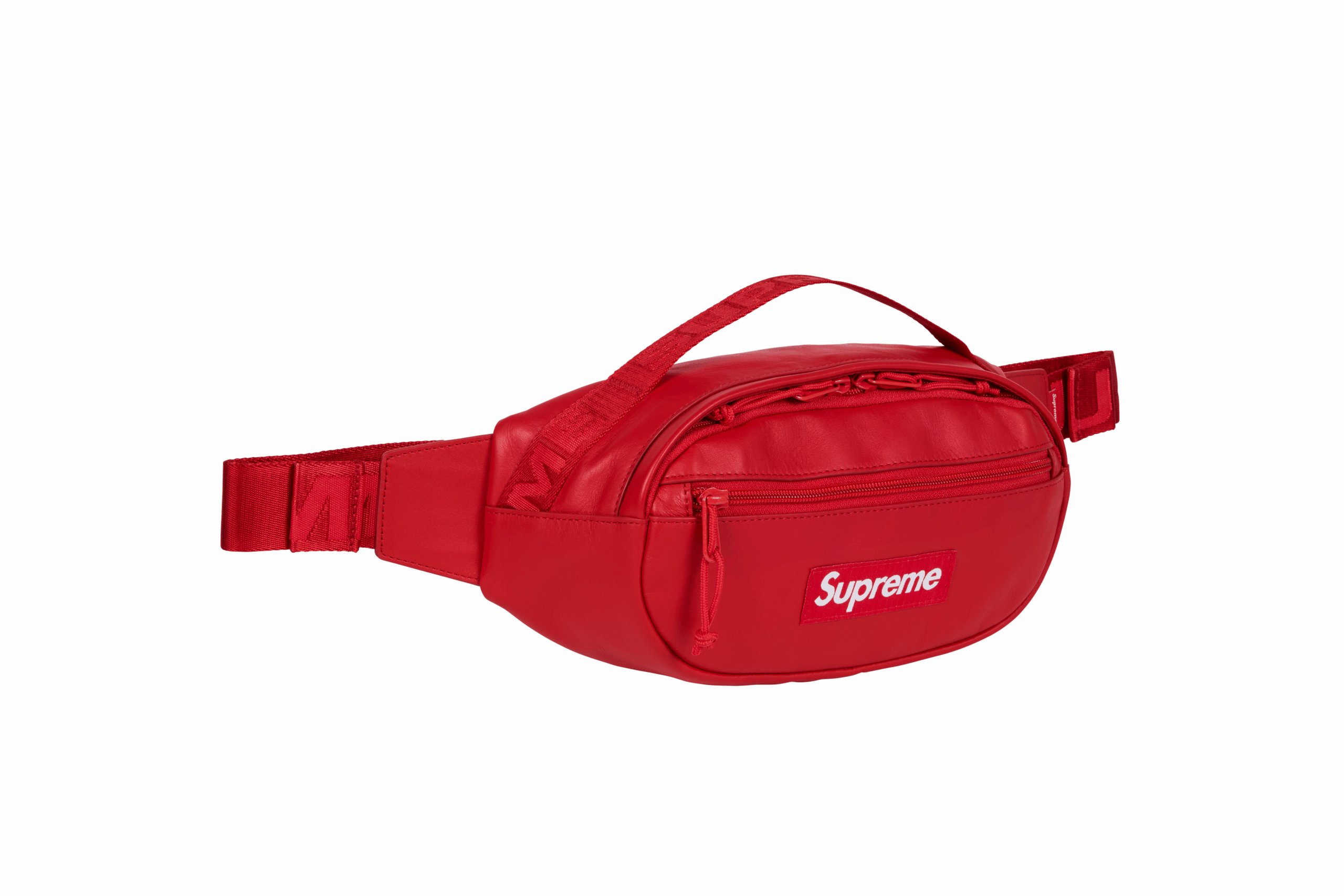 Second image of Supreme LEATHER WAIST BAG SS23
