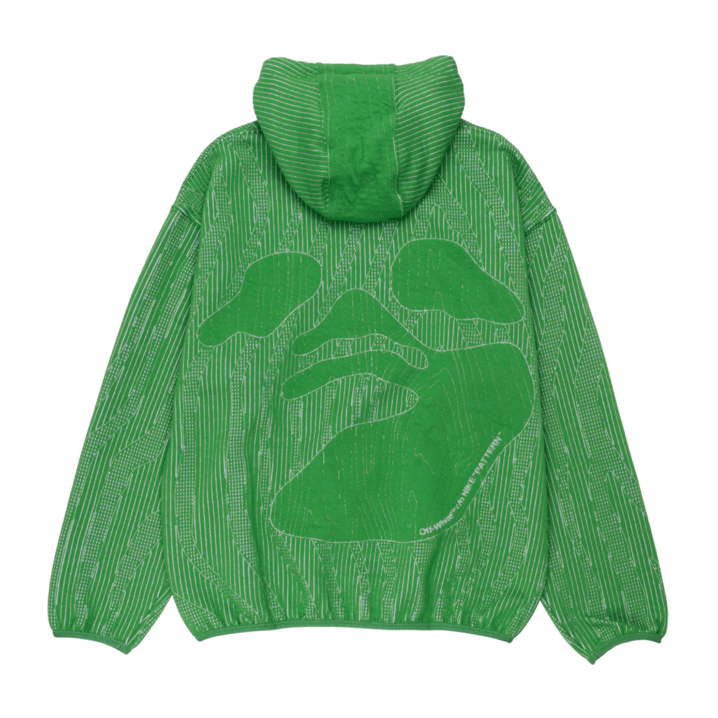 Nike x Off White Engineered Hoodie Green The Back Door