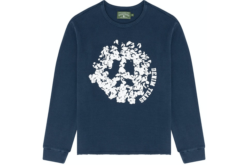 Denim Tears Denim University Thermal L/S Tee 'Navy'