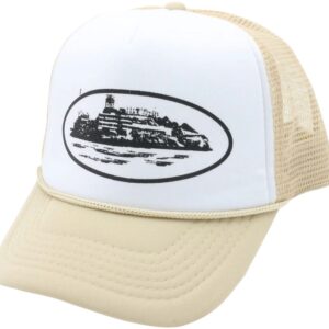 Corteiz Alcatraz Trucker Hat 'Creme De La Creme'