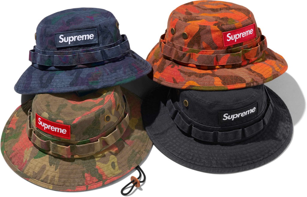 Supreme WASHED CANVAS BOONIE - The Back Door