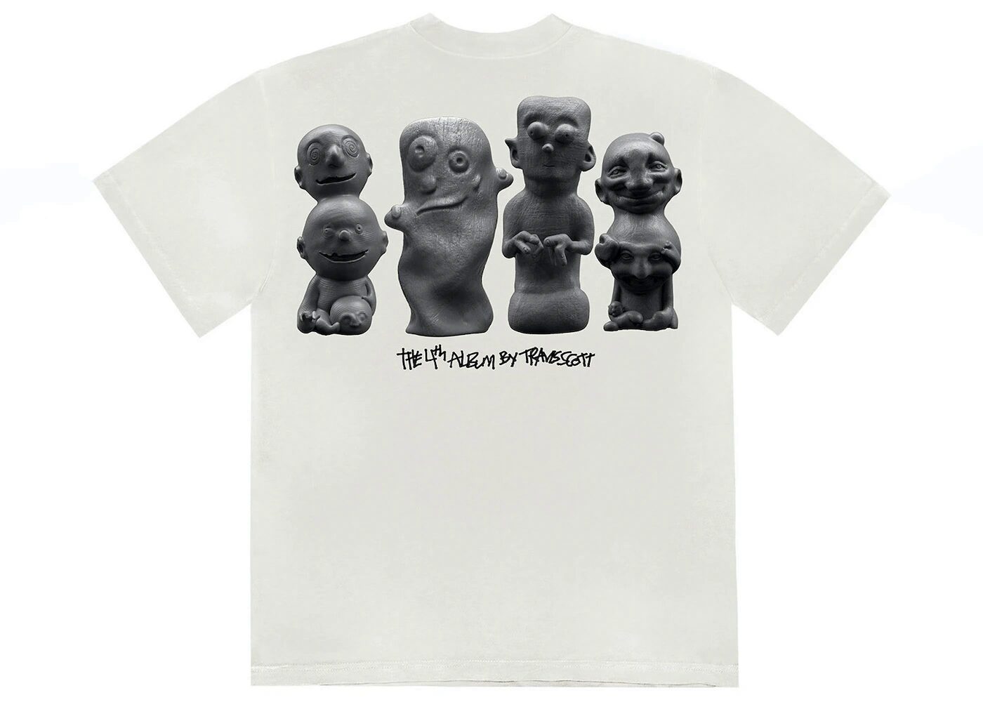 Second image of Travis Scott Utopia B1 Utopia Tee 'White'