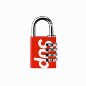 Supreme Master Lock Numeric Combination Lock 'Red' (SS19)