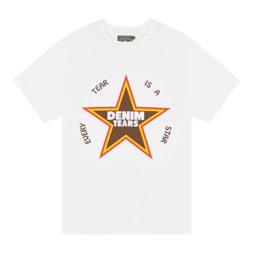 Denim Tears Every Tear Is A Star Tee 'White'
