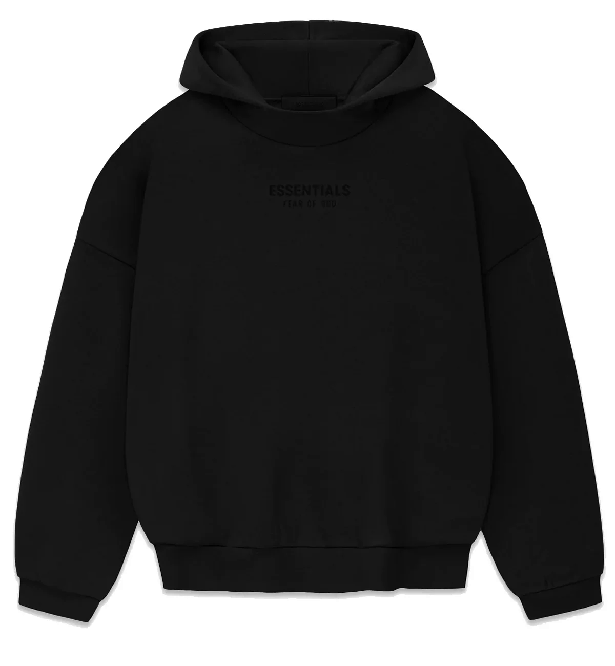 Fear of God Essentials Hoodie SS24 Jet Black The Back Door