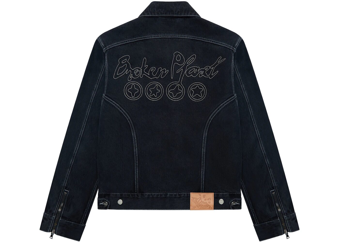 Second image of Broken Planet Denim Jacket 'Washed Black'