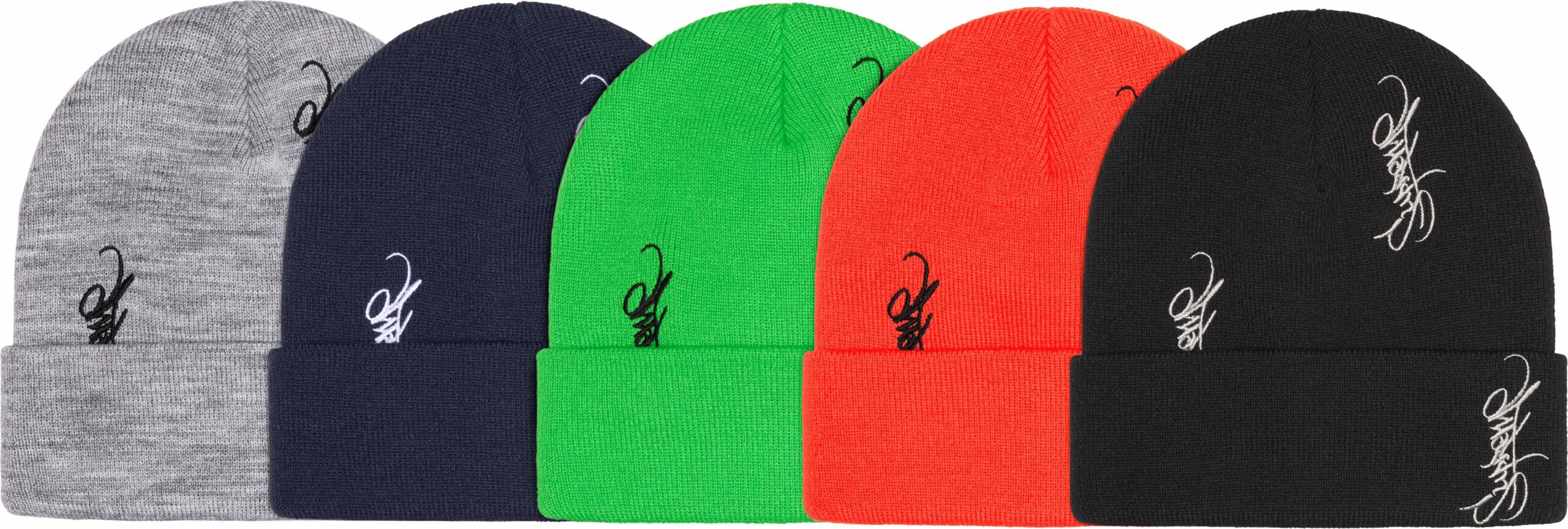 Supreme EMBROIDERED TAG BEANIES