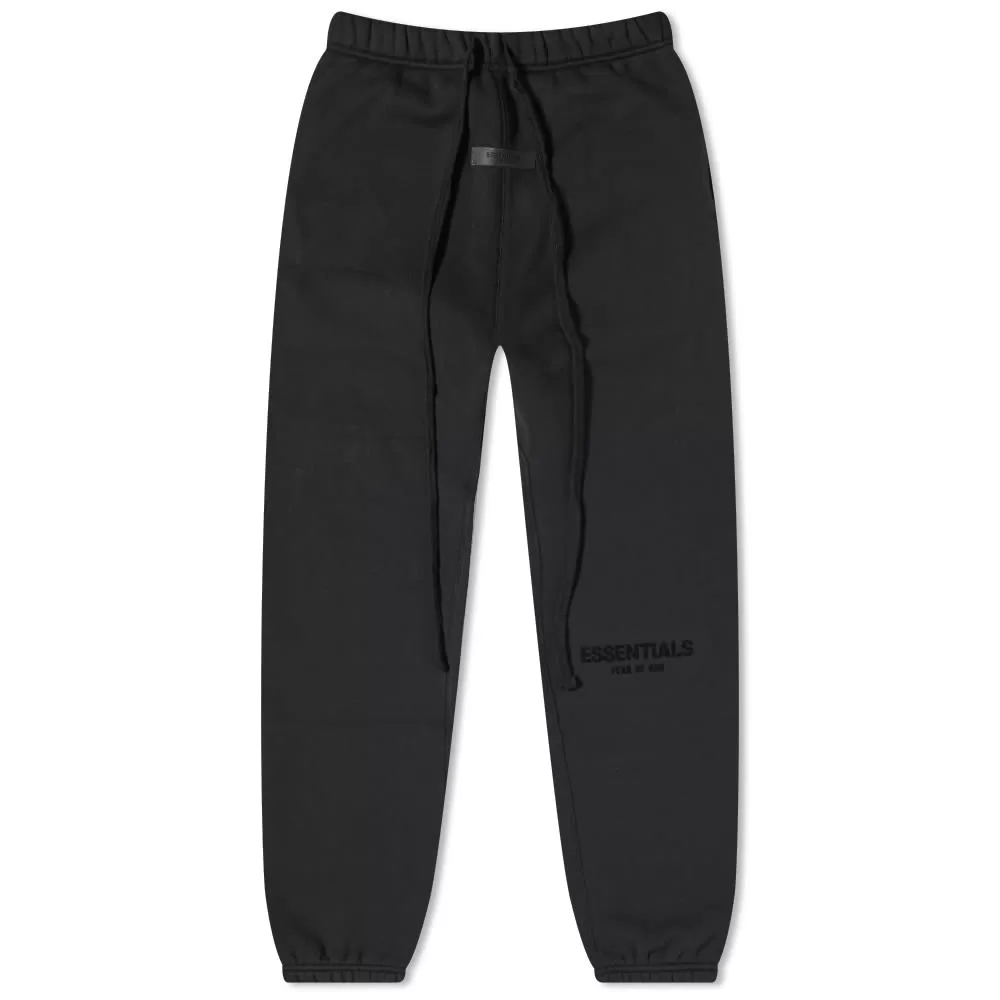 Fear of God ESSENTIALS Logo Sweatpants Stretch Limo The Back Door