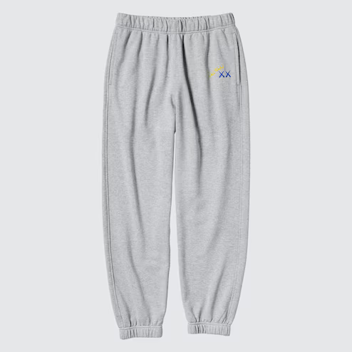 Second image of KAWS x Andy Warhol Sweatpants 'Grey'