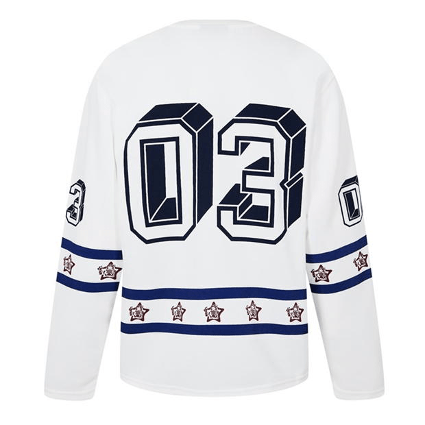 Second image of BILLIONAIRE BOYS CLUB Hockey Top 'White'