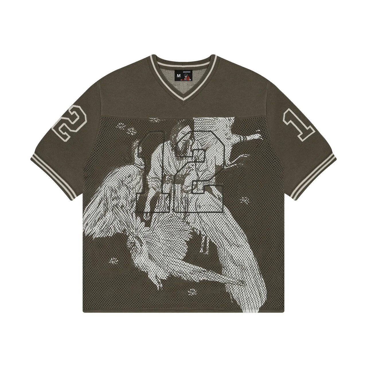 Derschutze Sashiko v2 knit jersey 'Brown'