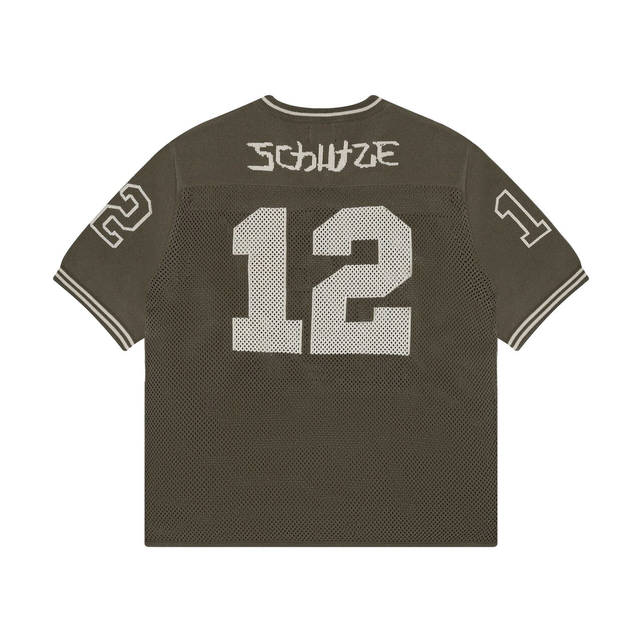 Second image of Derschutze Sashiko v2 knit jersey 'Brown'