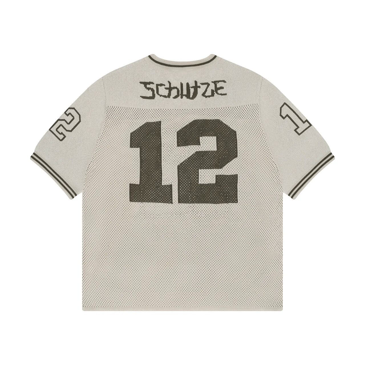 Second image of Derschutze Sashiko v2 knit jersey 'Beige'
