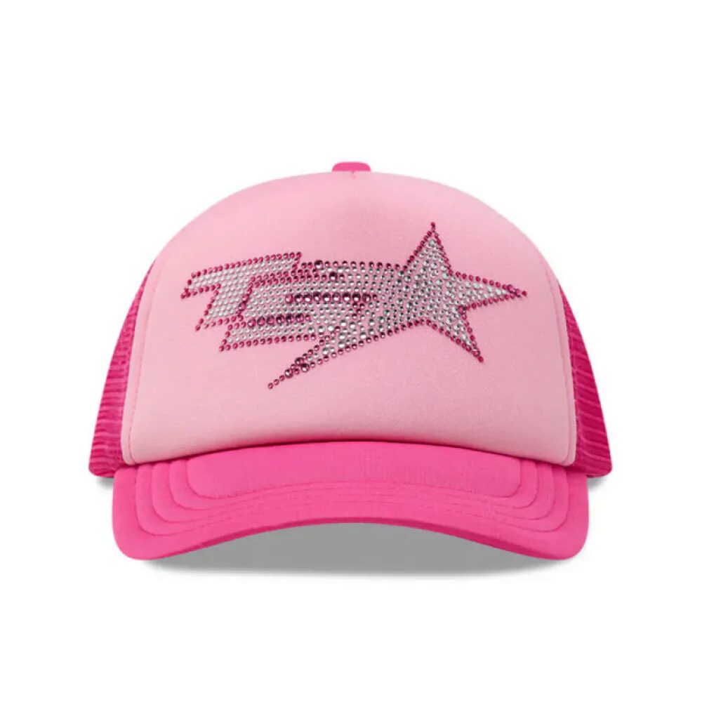 Trapstar Star Diamante Trucker 'Pink'