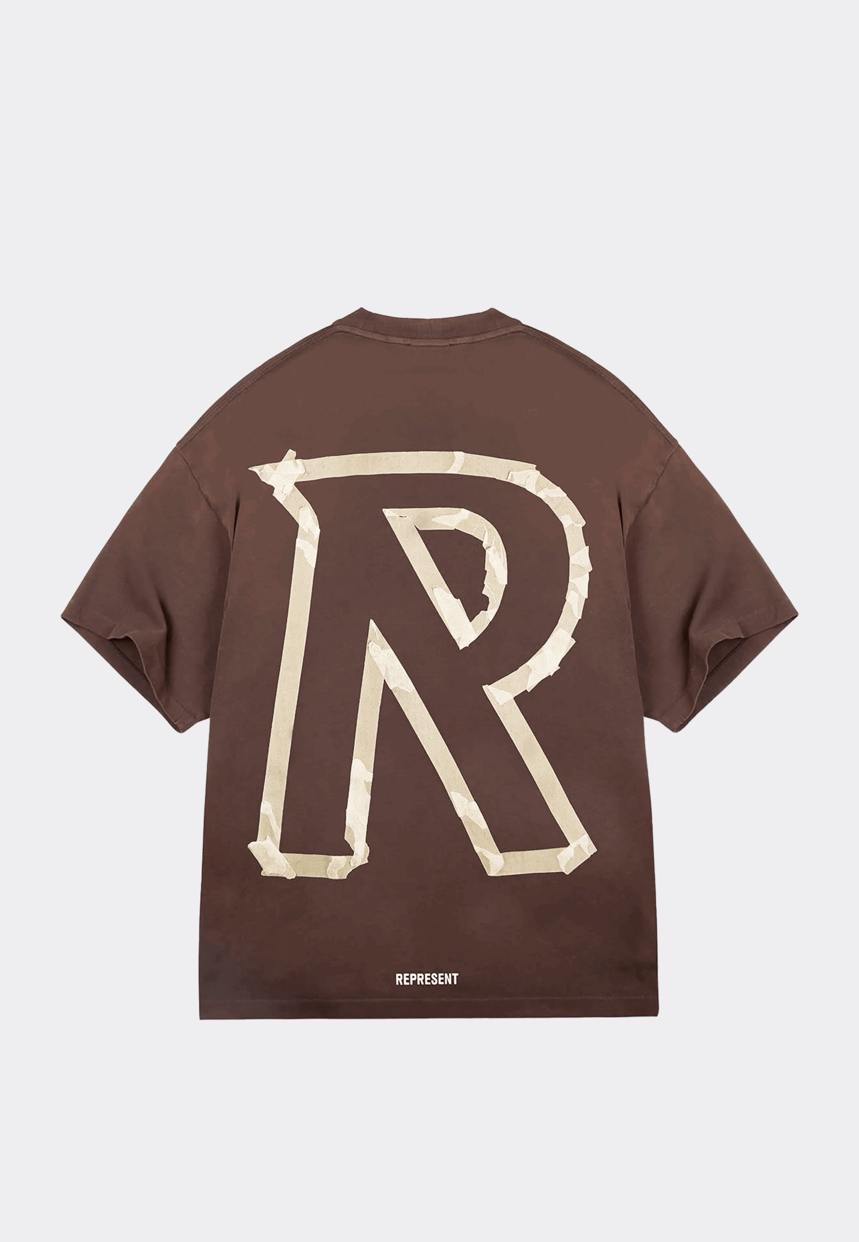 Represent Masking Tape Initial Tee 'Cedar'