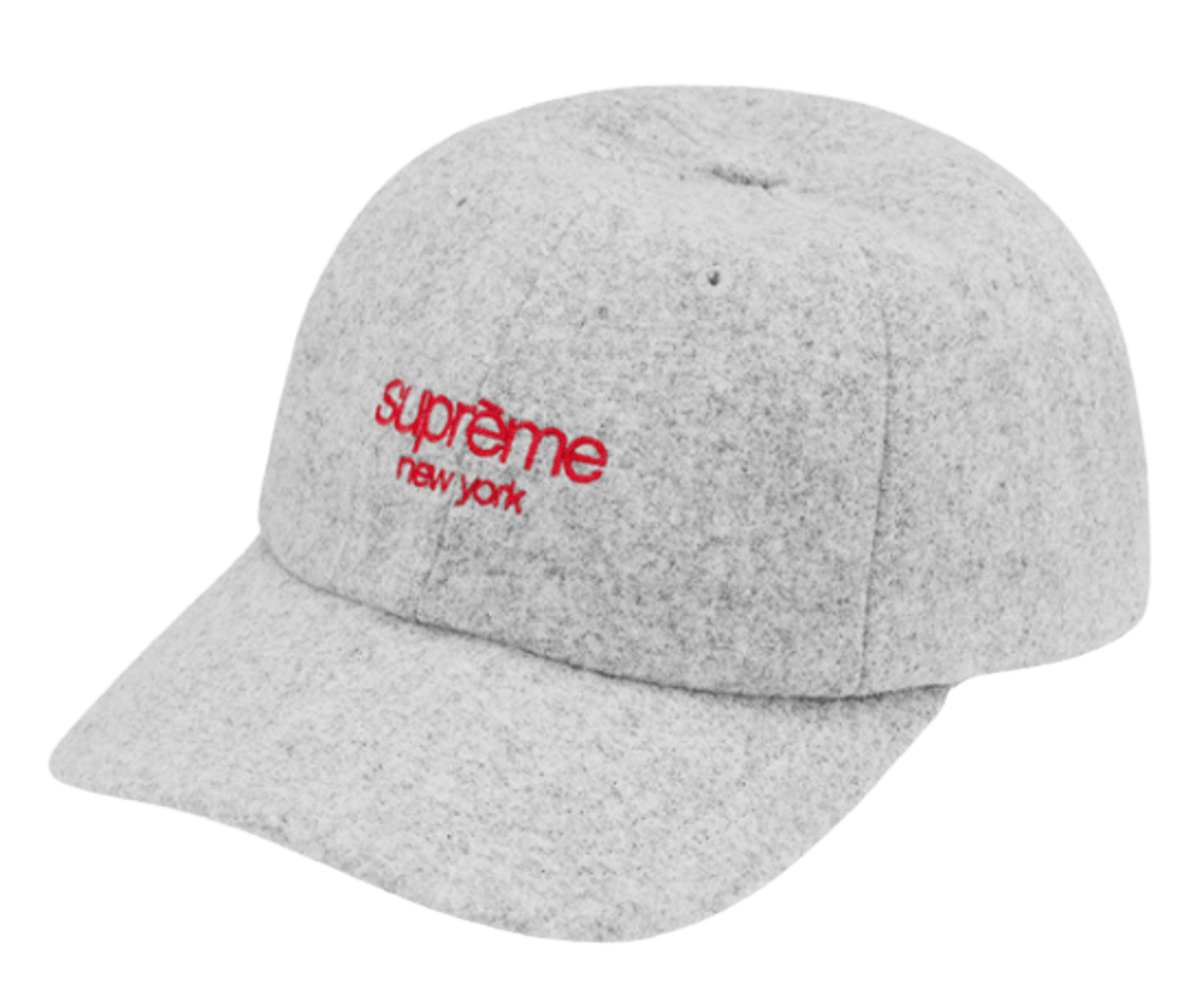 Supreme Waxed Wool 6-Panel 'Grey'