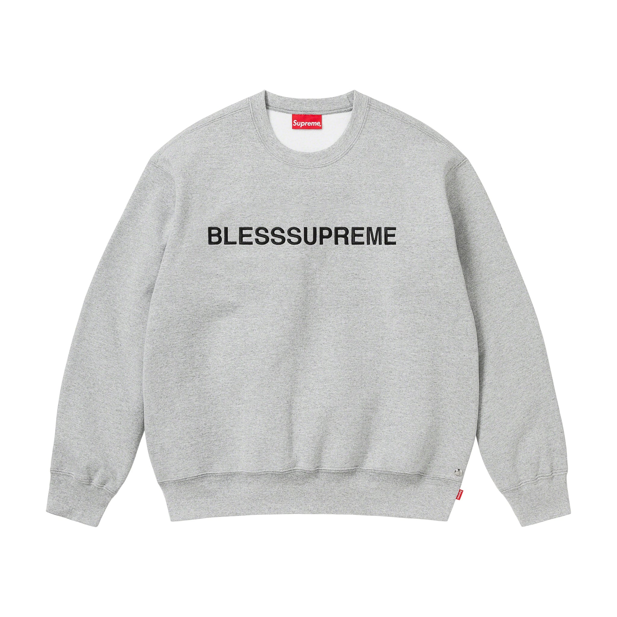 Supreme Bless Crewneck 'Heather Grey'