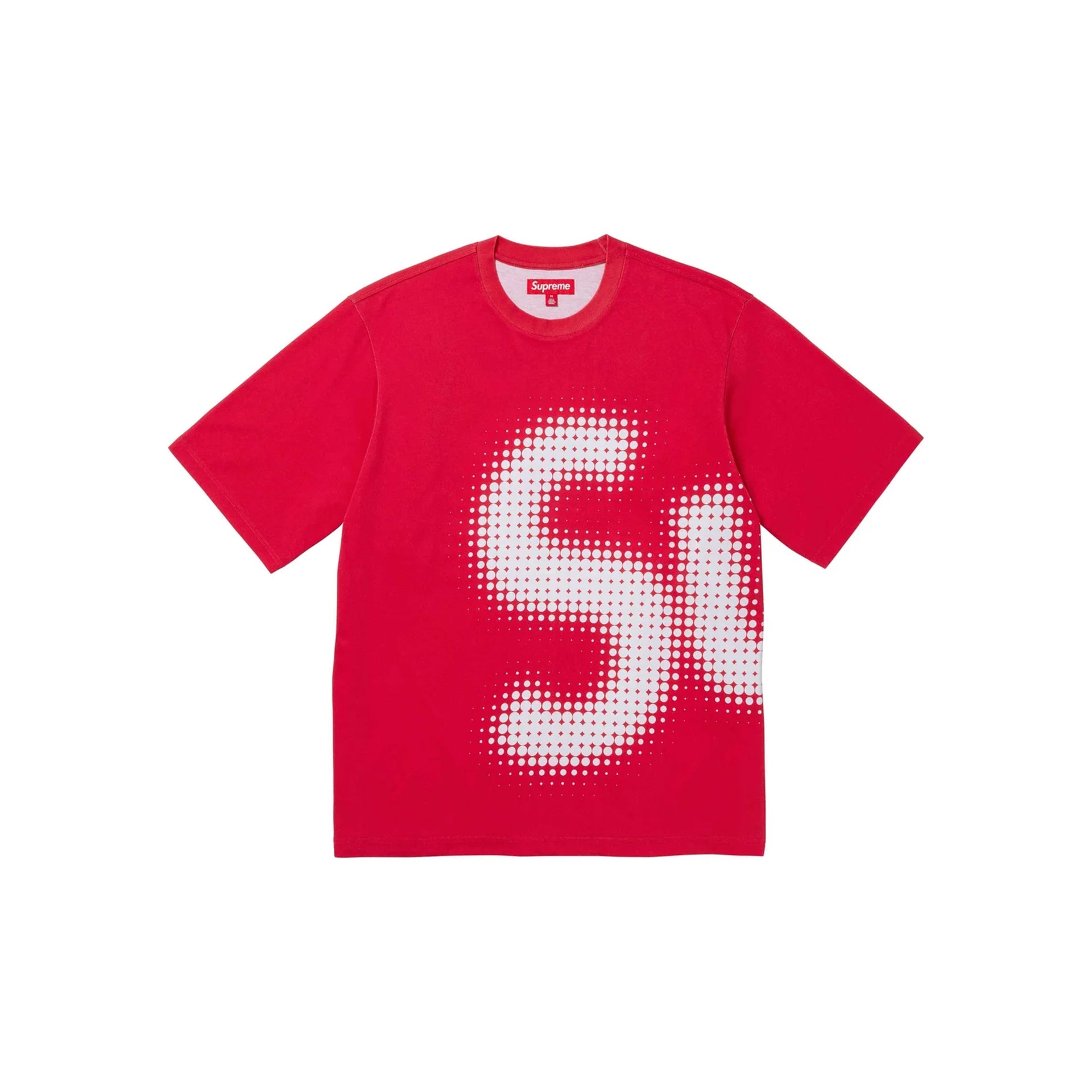 Supreme Halftone S/S Tee 'Red'