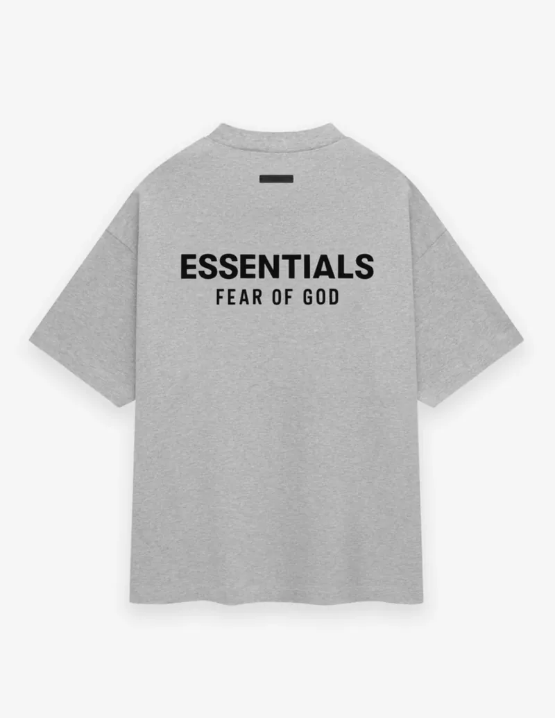Fear of God Essentials FW24 Jersey Crewneck Tee 'Light Heather'