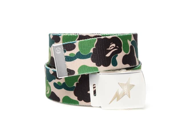 Bape by A Bathing Ape ABC Camo GI Belt 'Green Camo'