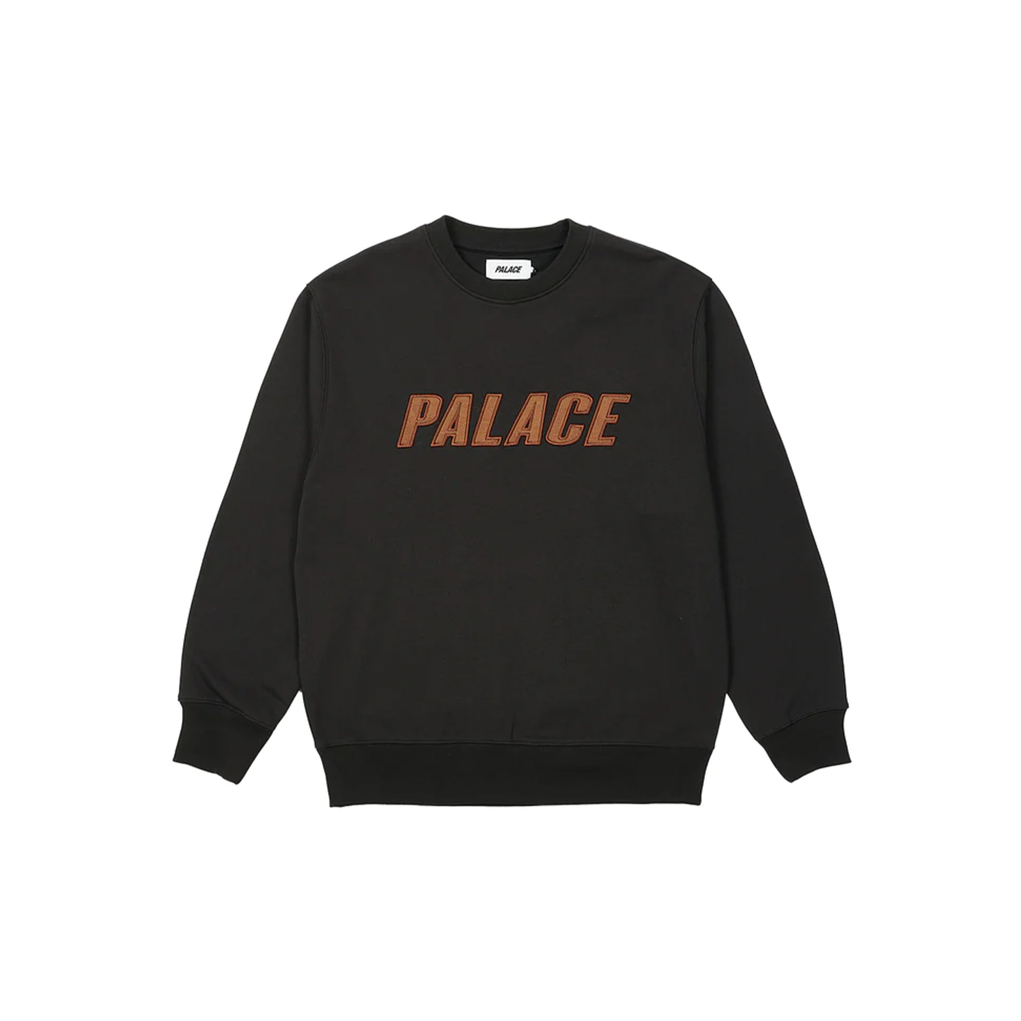 Palace Iridescent Applique Crew 'Black'
