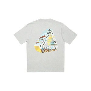 Palace Tri-Chrome Tee 'Grey Marl'
