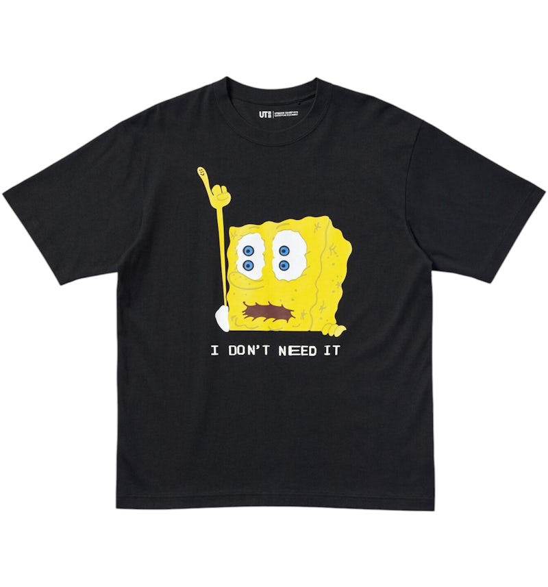 Uniqlo x CPFM Spongebob Squarepants UT Graphic Tee 'Black'