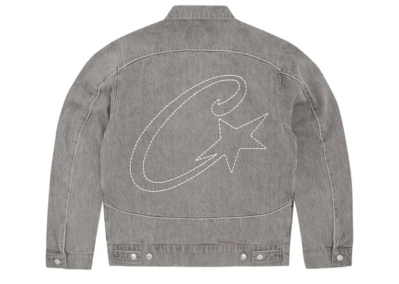 Corteiz C-Star Denim Trucker Jacket 'Grey'