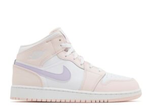Nike Air Jordan 1 Mid GS 'Pink Wash'