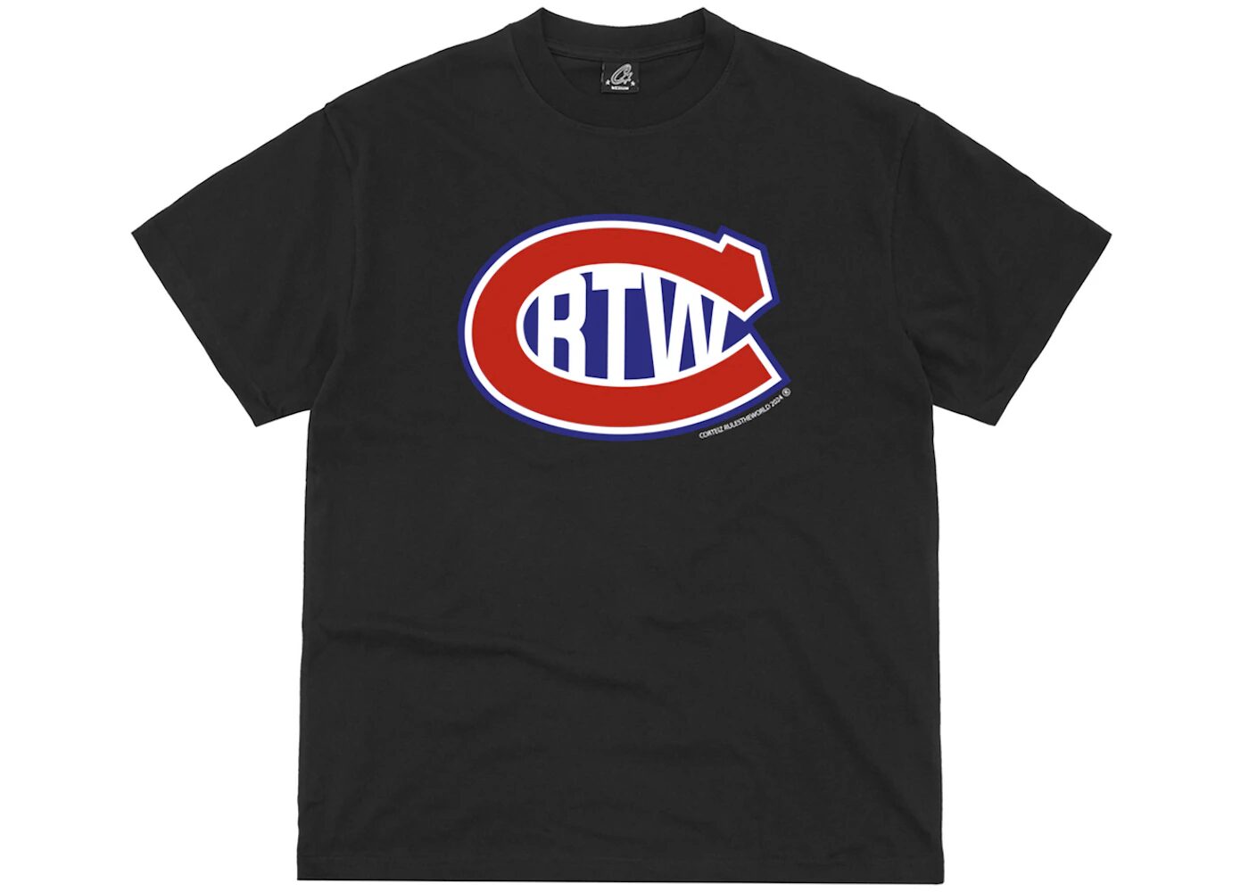 Corteiz C In RTW Tee 'Black'