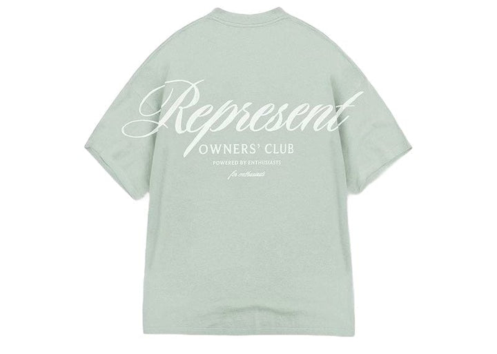 Represent X Ounass Owners Club Script Tee 'Lily Pad'