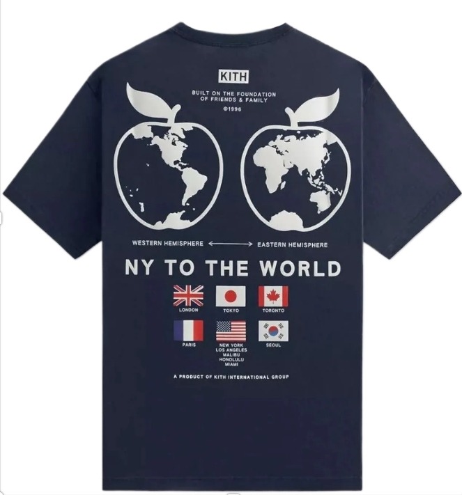 Kith NY to the World International Tee 'Nocturnal'