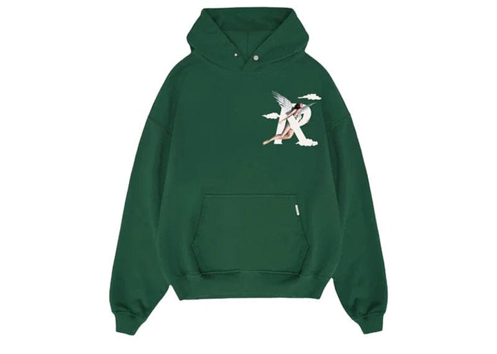 Second image of Represent Storms In Heaven Hoodie 'Racing Green'