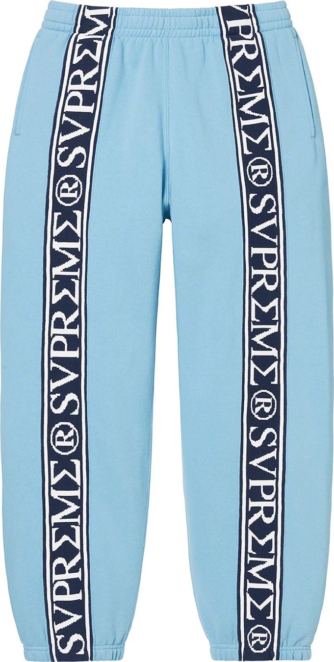 Supreme Roman Sweatpants 'Light Blue'