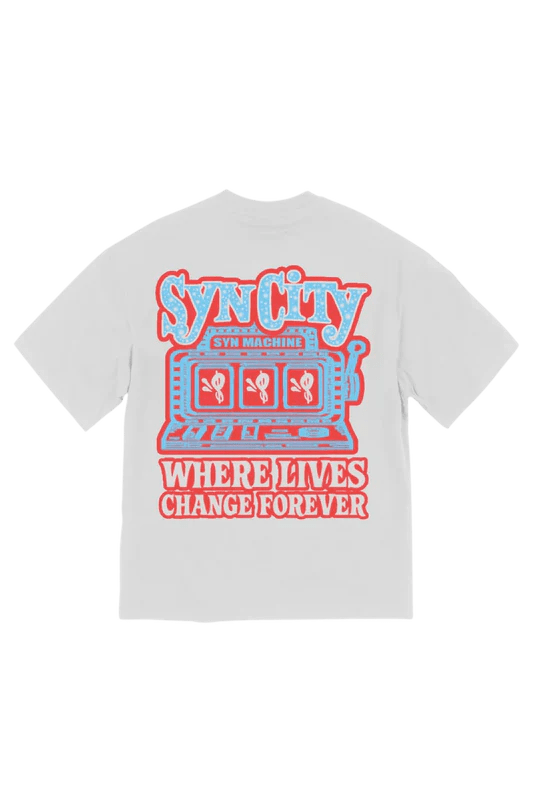 SYNA SLOT MACHINE TEE 'White'