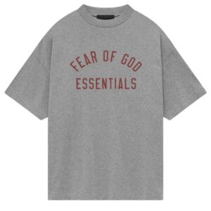 Fear of God Essentials Jersey Crewneck Tee 'Dark Heather'