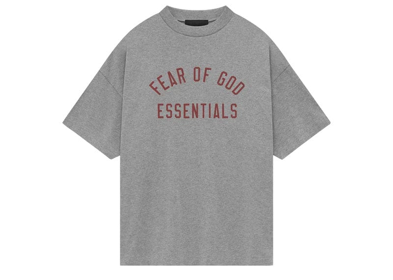 Fear of God Essentials Jersey Crewneck Tee 'Dark Heather'