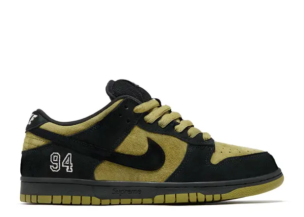 Nike Supreme x Dunk Low SB 'Camper Green'