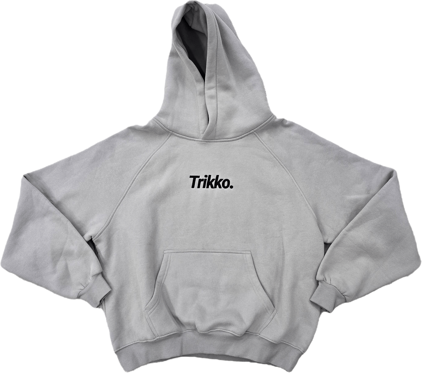 Second image of Trikko All Hustle No Luck Hoodie 'Grey'
